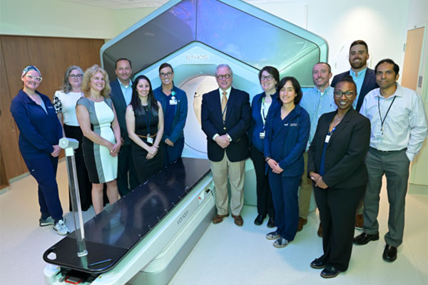 The Radiaition Oncology team at Chester County Hospital welcomes the new Varian Ethos Linear Accelerator